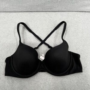 Body by Victoria's Secret Bra‎ Size 34C Black Lined Demi Cup Multi-way Underwire